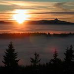 západ slunce z Královky